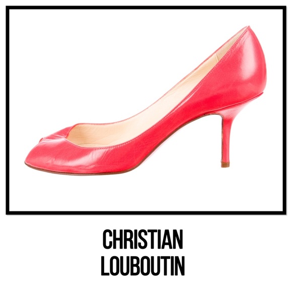 Christian Louboutin Shoes - Christian Louboutin Peep Toe Pumps